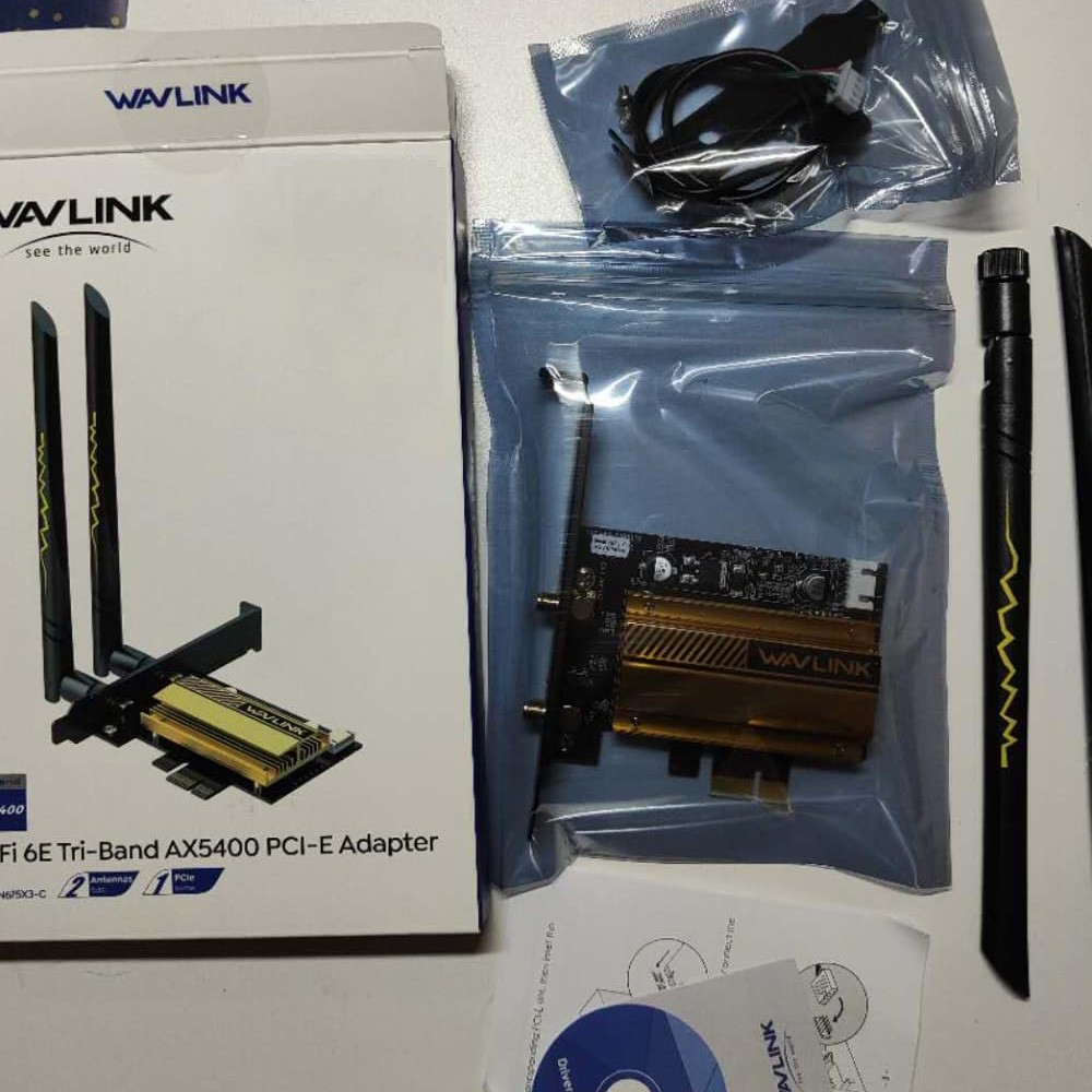 AX5400 Wireless WiFi 6 PCIe Card for Desktop AX210 chip WiFi 6 Bluetooth Adapter