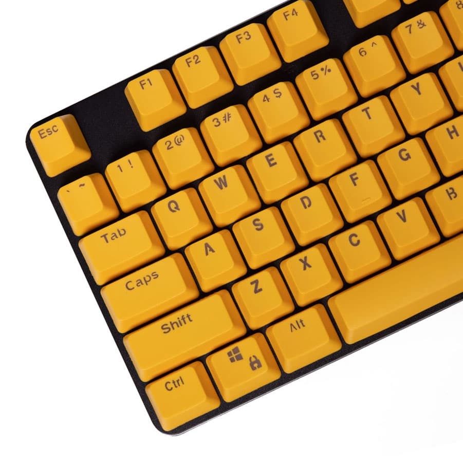 Stryker PBT Mixable Keycaps 104 key set [Yellow]