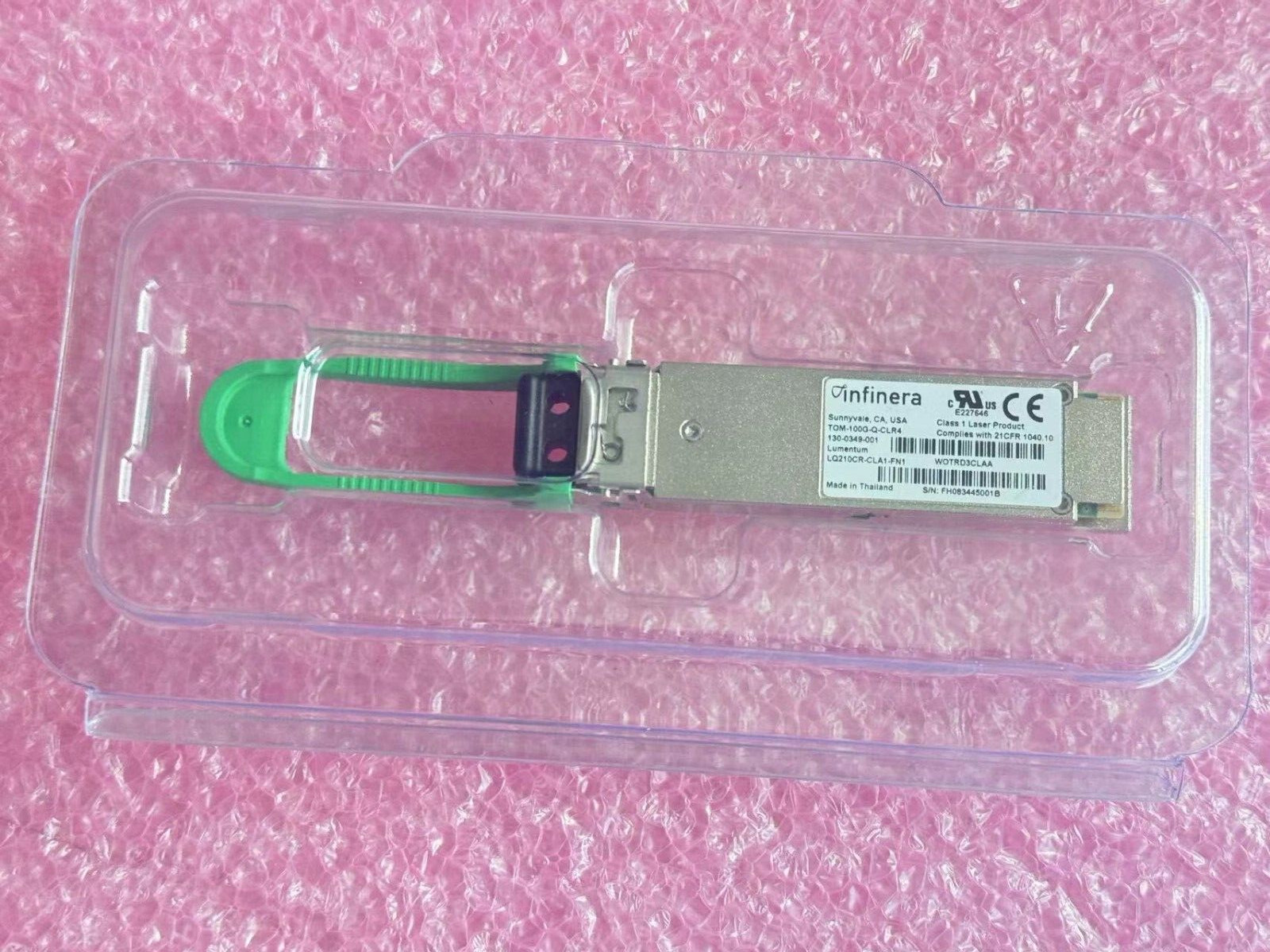 Infinera TOM-100G-Q-CLR4 QSFP28 100G CWDM4  2km 130-0349-001
