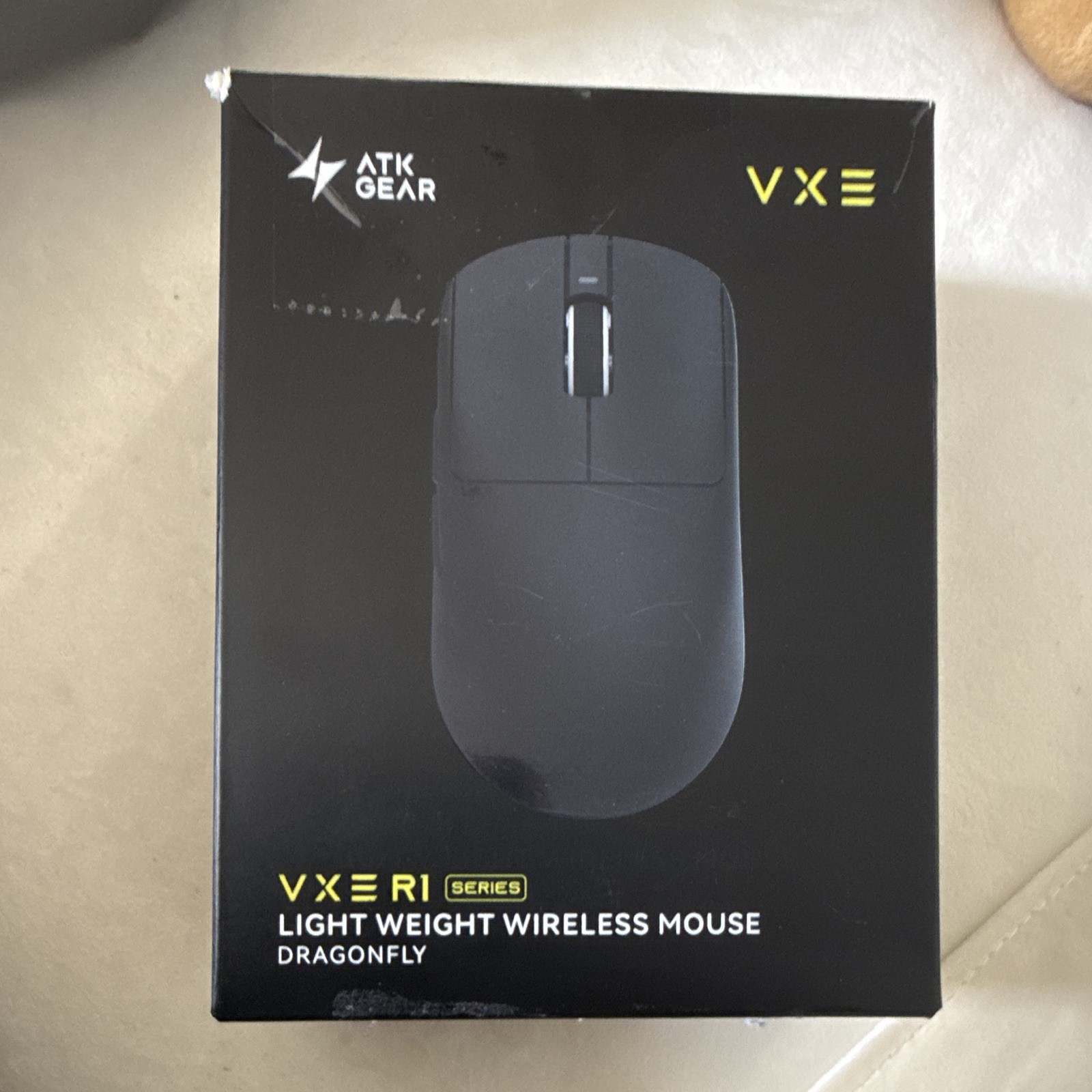 ATK GEAR VXE R1 SE+ Dragonfly Lightweight Optical Wireless Mouse Black 39000DPI