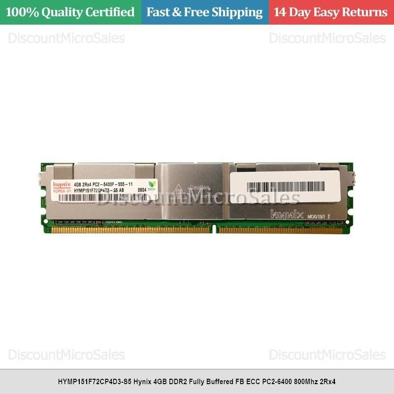 HYMP151F72CP4D3-S5 Hynix 4GB DDR2 Fully Buffered FB ECC PC2-6400 800Mhz 2Rx4