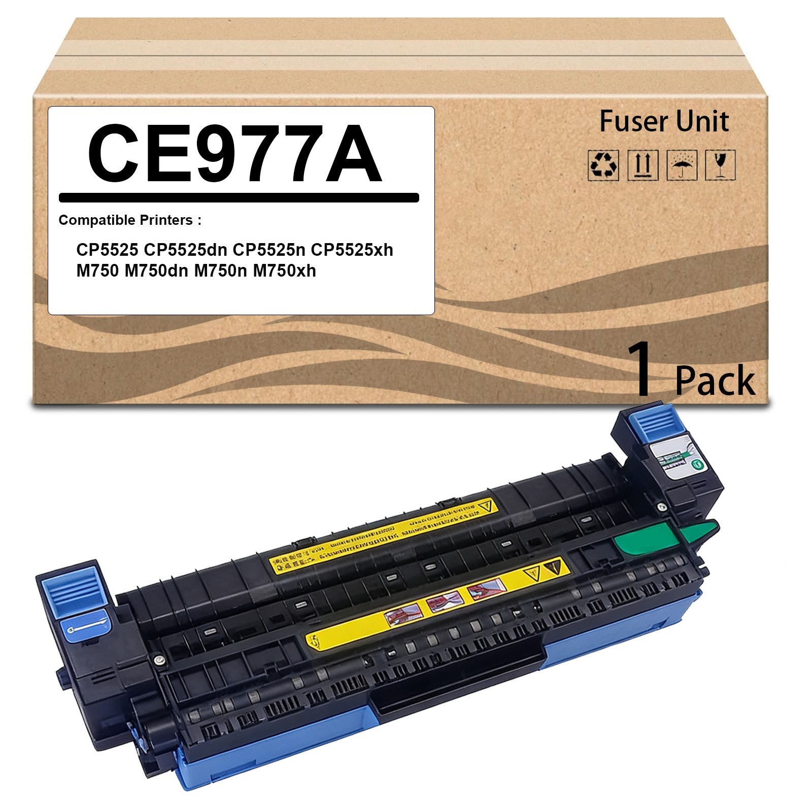 1PK CE977A RM1-6180 Fuser Kit Compatible For CP5525 M750 CP5525dn M750n (110V)
