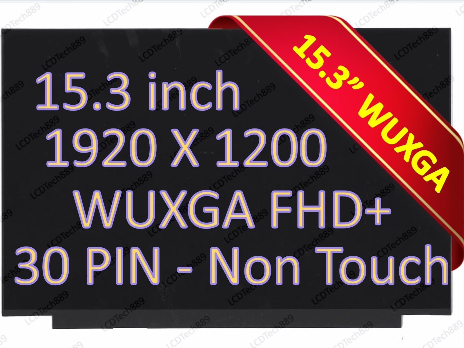 Lenovo PN SD11P86194 LCD LED Screen 15.3" FHD+ 30 pins Non-Touch Display New