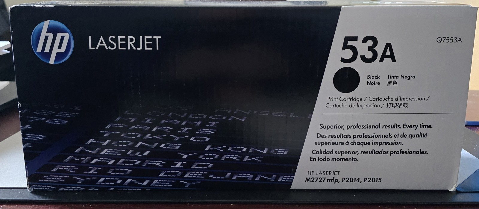 HP LaserJet 53A Toner Print Cartridge Black Q7553A Sealed NEW Original in Box