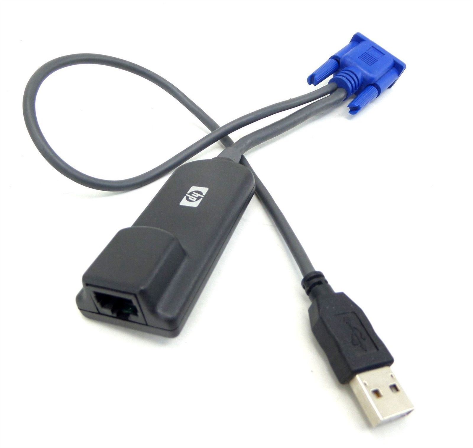HP KVM USB Interface Adapter Cable 336047-B21, Spare Part No: 396633-001