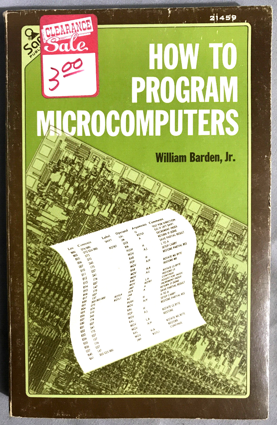 How To Program MicroComputers W. Barden H. W. Sams 1977 8080/6800/6502 2nd Print