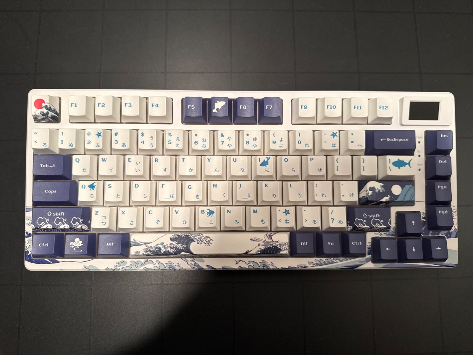 Womier S-k80 75% Mechanical Keyboard With Hot- Swappable RGB White Keys