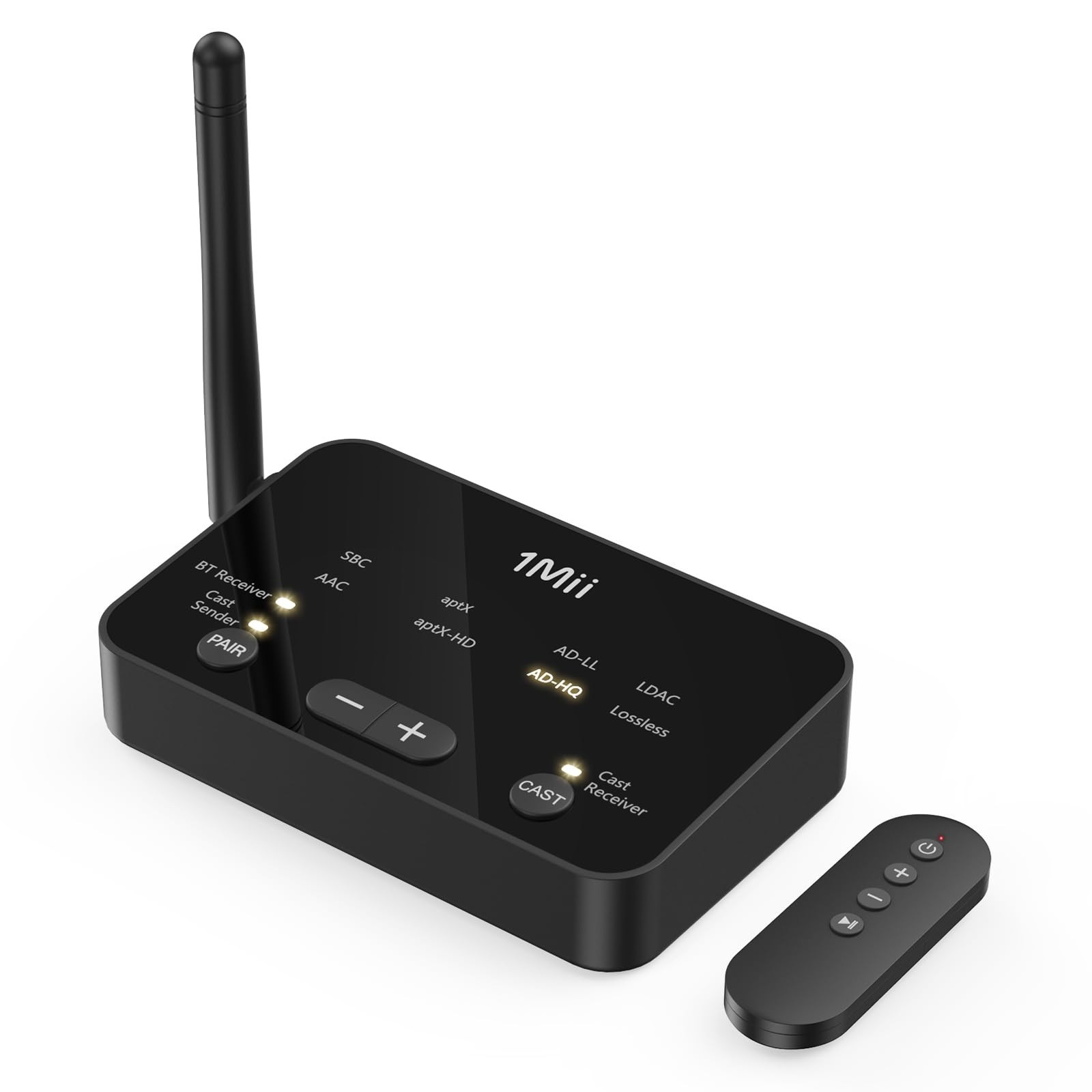 1Mii NightPair Dual Auracast Bluetooth 6.2 Receiver Wireless Audio Adapter