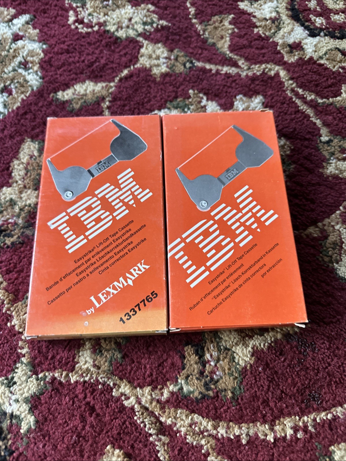 LOT OF 2 IBM EASYSTRIKE LIFTOFF TAPE by LEXMARK 1337765 - NEW in BOX