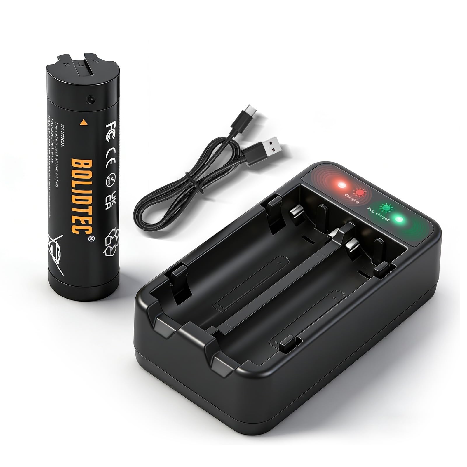BolidTec Milwaukee 48-11-2131 Replacement Battery Red Lithium 3200mAh USB