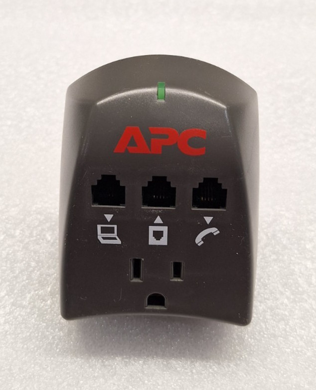 APC SurgeArrest Notebook Laptop Computer PC RJ-11 120V Surge Protector PNote1
