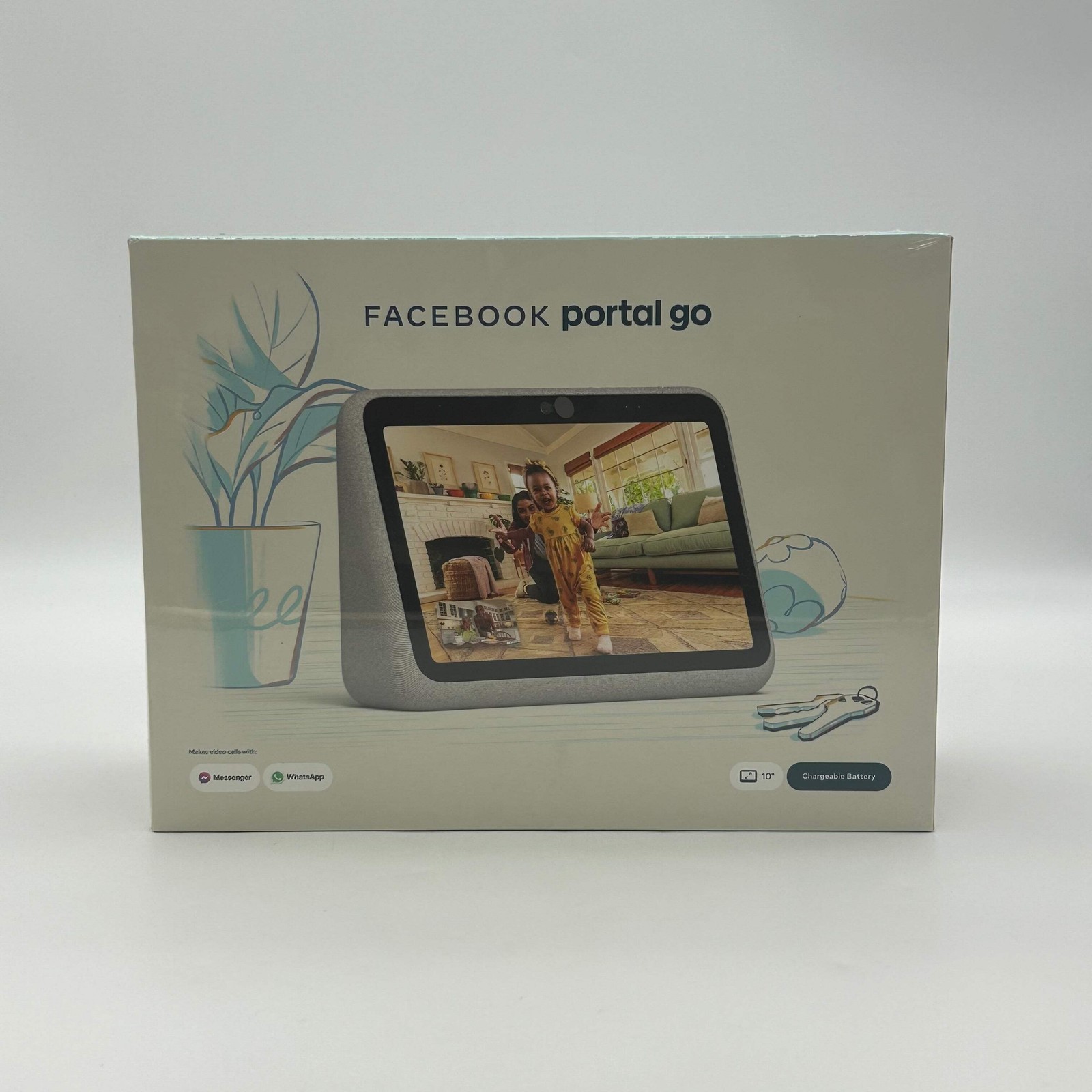 Facebook Portal Go Portable Smart Video Calling 10” Touch Screen - New/Sealed
