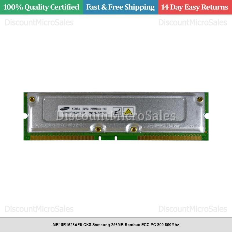 MR18R1628AF0-CK8 Samsung 256MB Rambus ECC PC 800 800Mhz