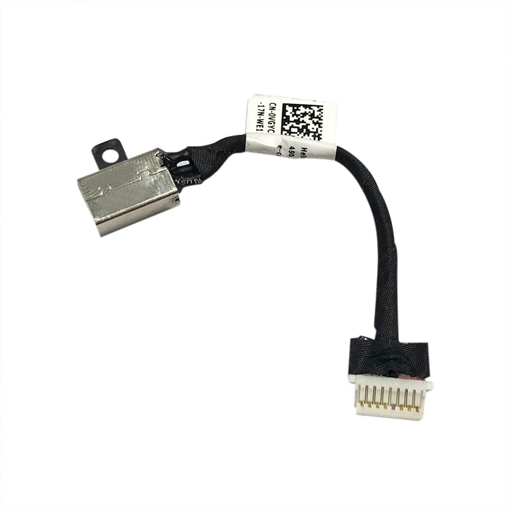 DC Power Jack Cable Charging Port Replacement for Dell Inspiron 7506 2-In-1 P97F