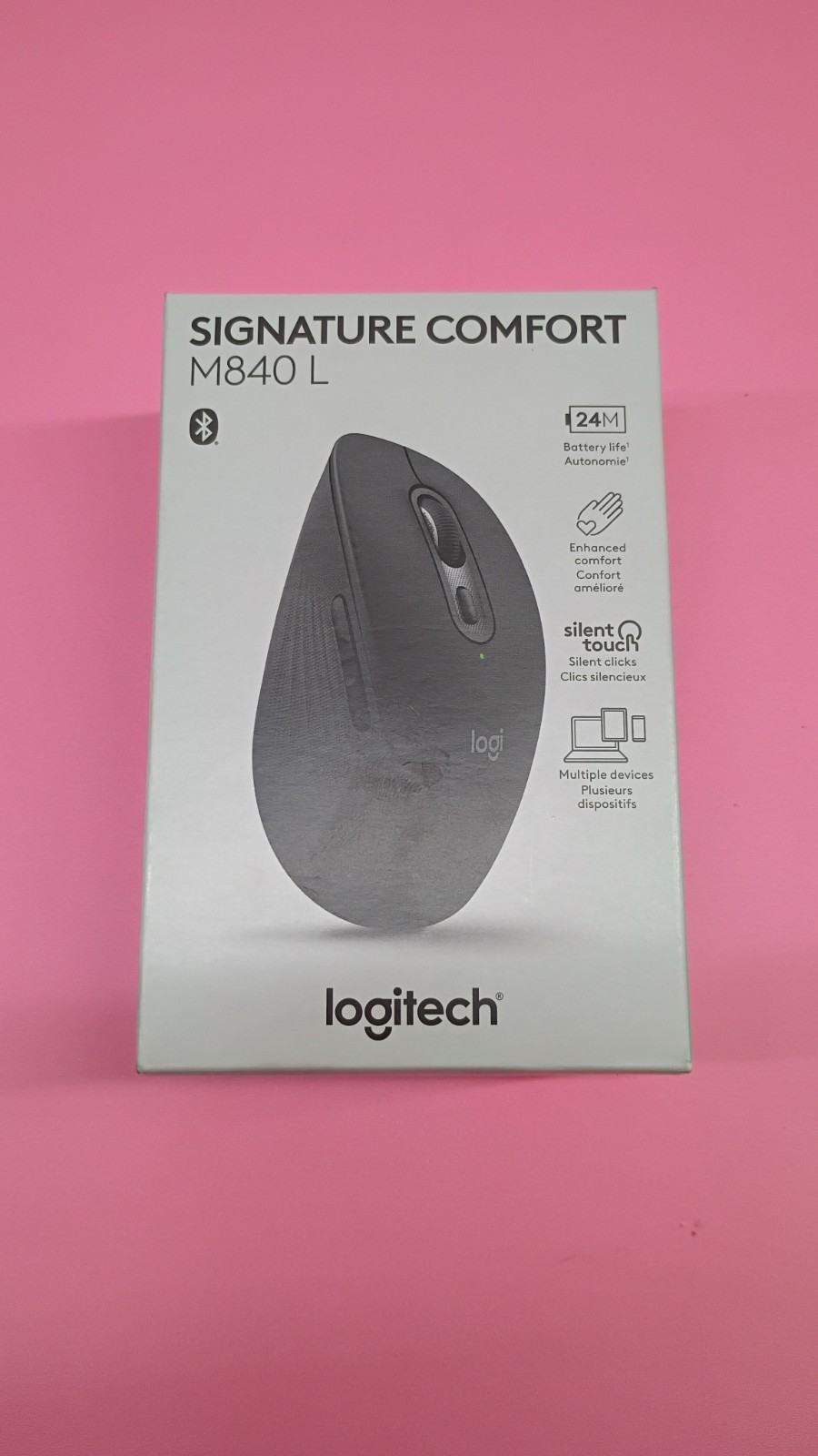 Logitech Signature Comfort M840 L (910-007714) Right Handed Mouse - fast ship