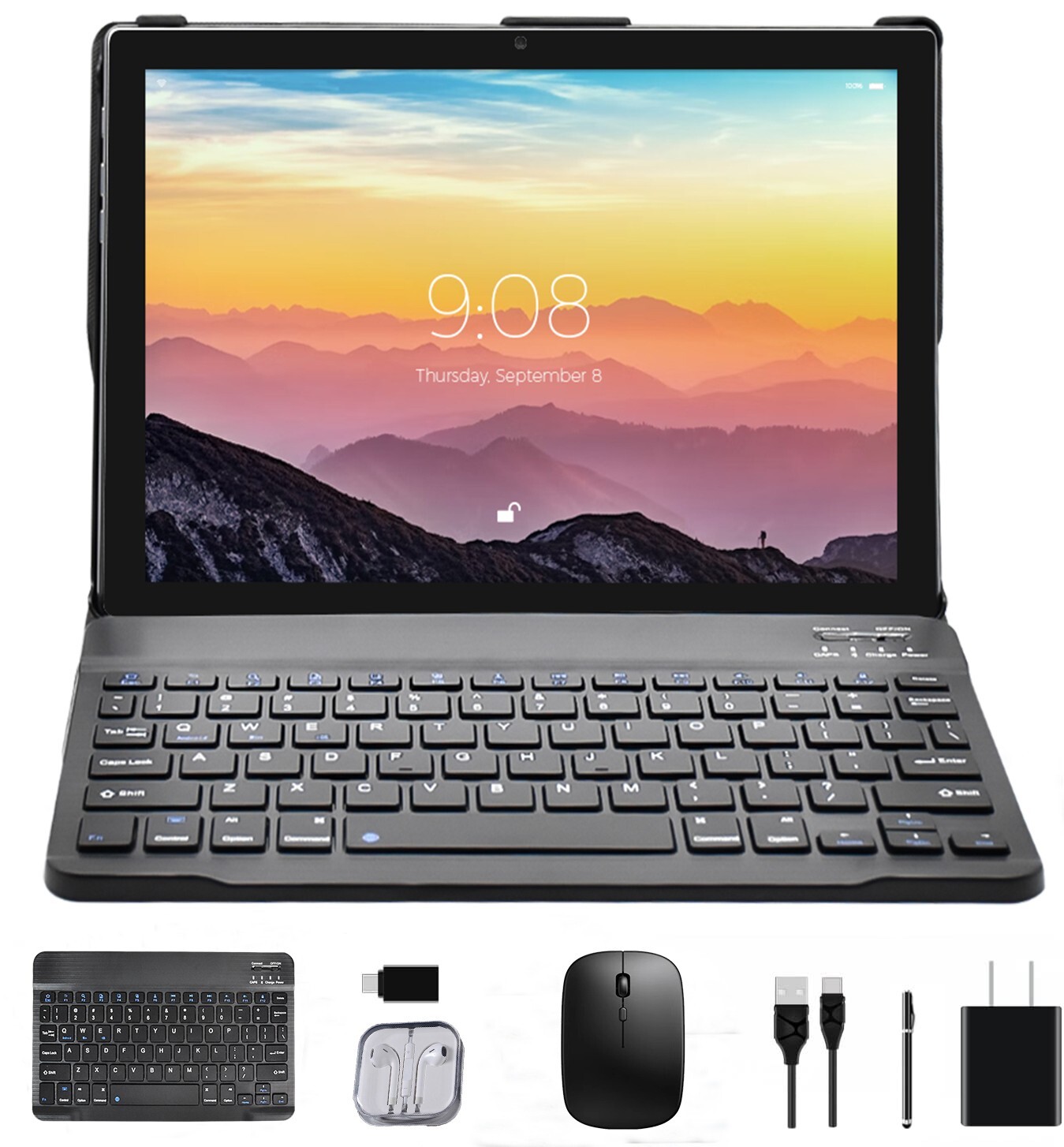 11'' 4G Phone Call Android 11 Phablet Deca core 1920x1200 IPS 8GB RAM 256GB US