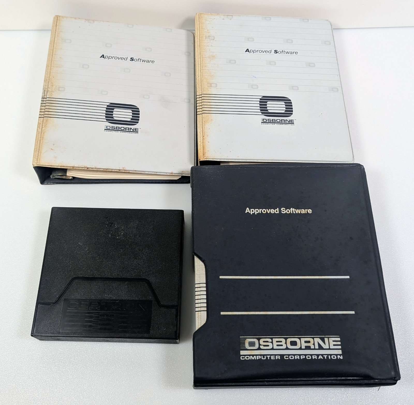 Osborne 5.25" Disk Software Lot w/ Manuals - Dbase II, Pearl, CP/M Plus, & More