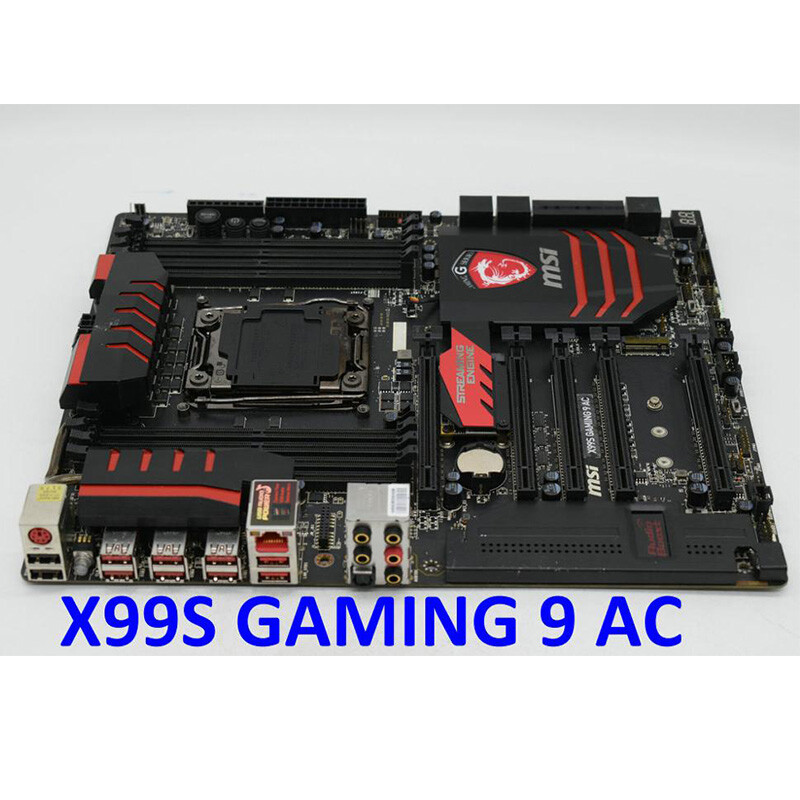 For MSI X99S GAMING 9 AC Motherboard Intel X99 LGA 2011-V3 ATX DDR4 SATA3.0