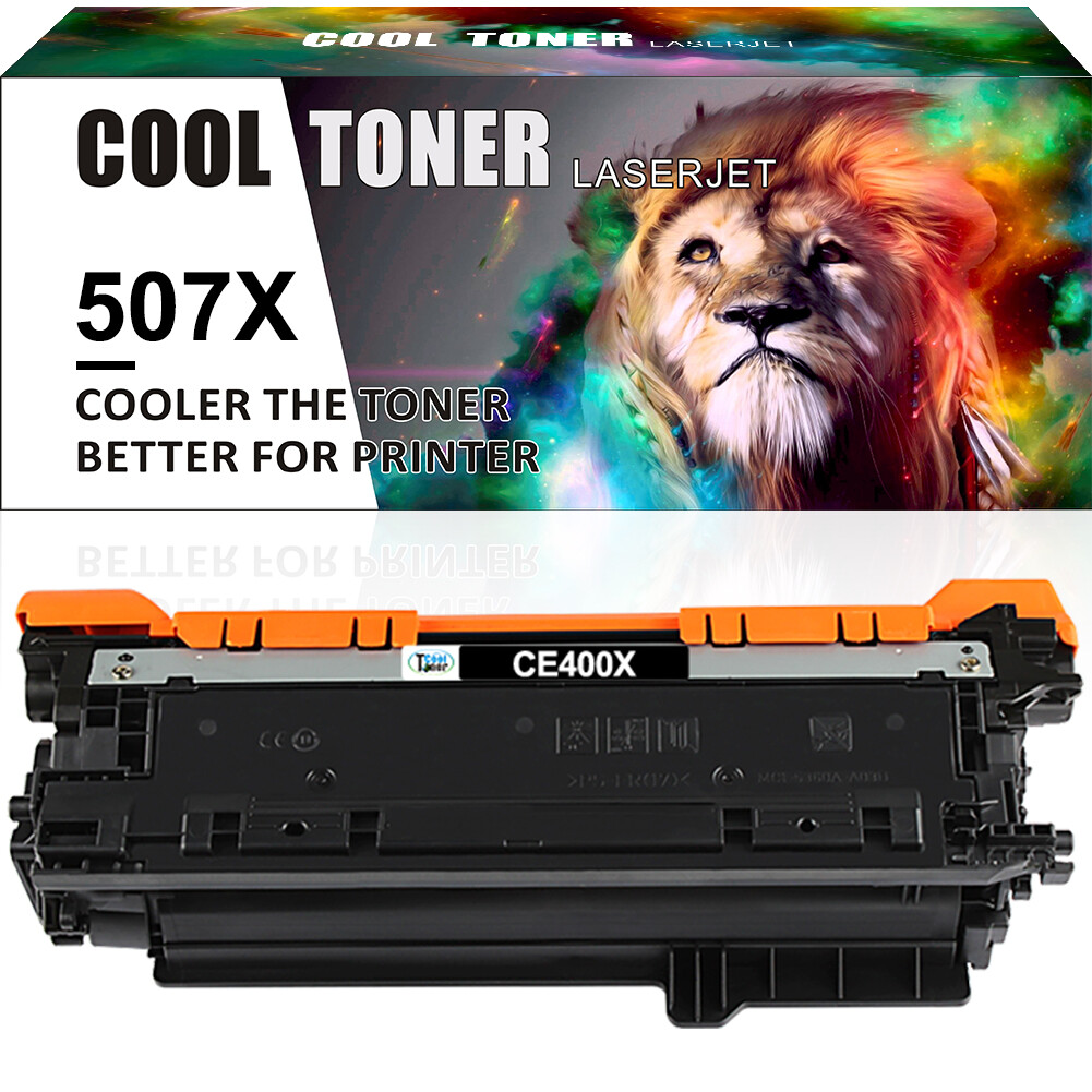 1PK Toner Compatible with HP CE400X 507X LaserJet 500 M551dn MFP M570dn M575dn