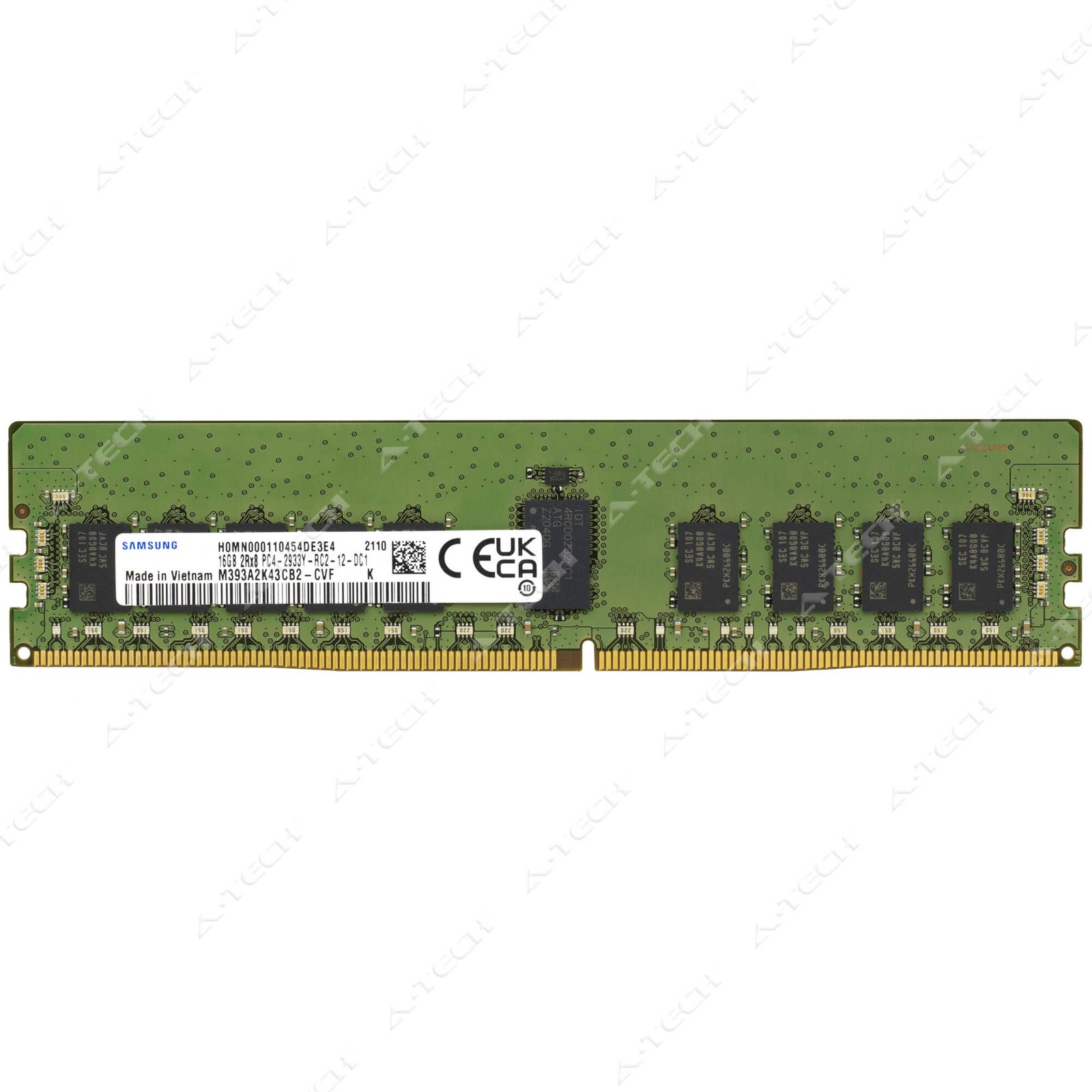 Samsung 16GB DDR4 2933MHz PC4-23400 ECC RDIMM Server Memory RAM M393A2K43CB2-CVF