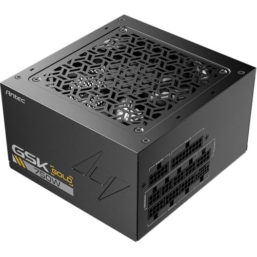 ANTEC ATX3.1, 750W Full Modular PSU, 80 PL Gold Certified, PCIE 5.1 Support, Pha