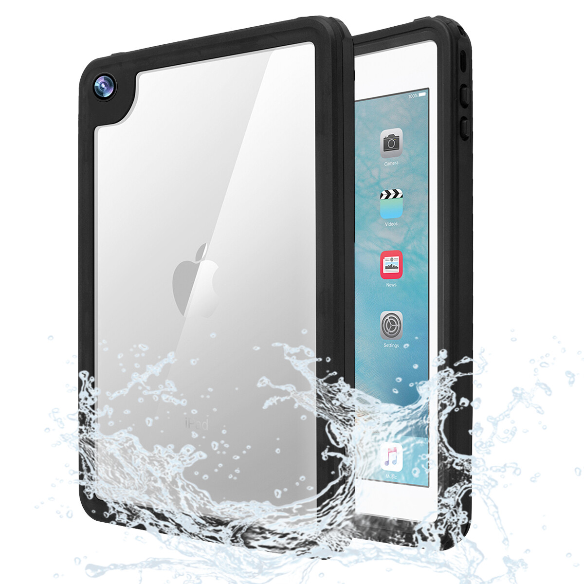 For Apple iPad Mini 4th Gen Waterproof Case 7.9 Inch Underwater 360° Protector