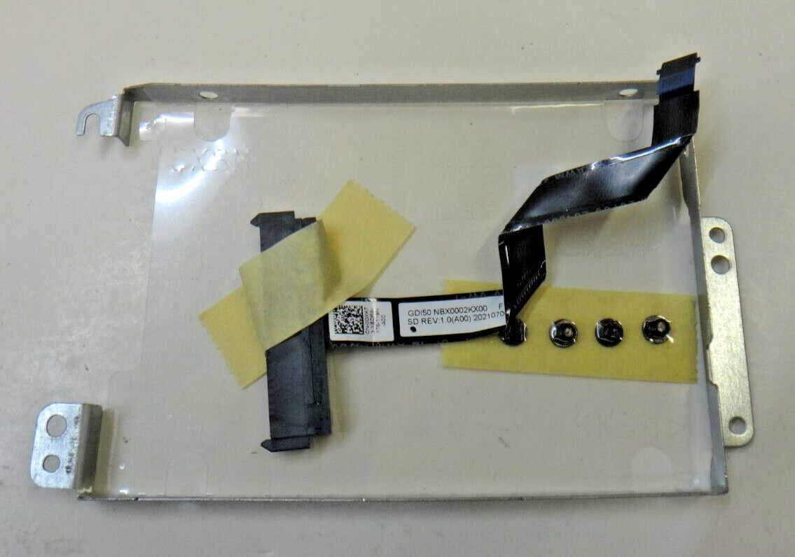 Genuine Dell Inspiron 15 3501 Sata Hard Drive Cable/Caddy/ Screws ODXKT 0D6J2T