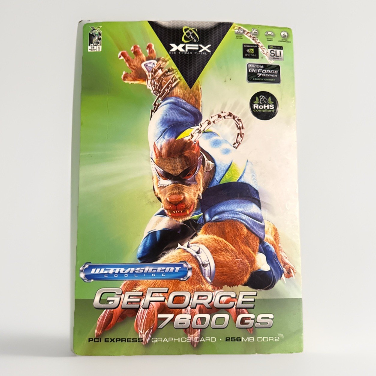 XFX Nvidia GeForce 7600 GS, 256MB 128BIT DDR2, PCI Graphics Card
