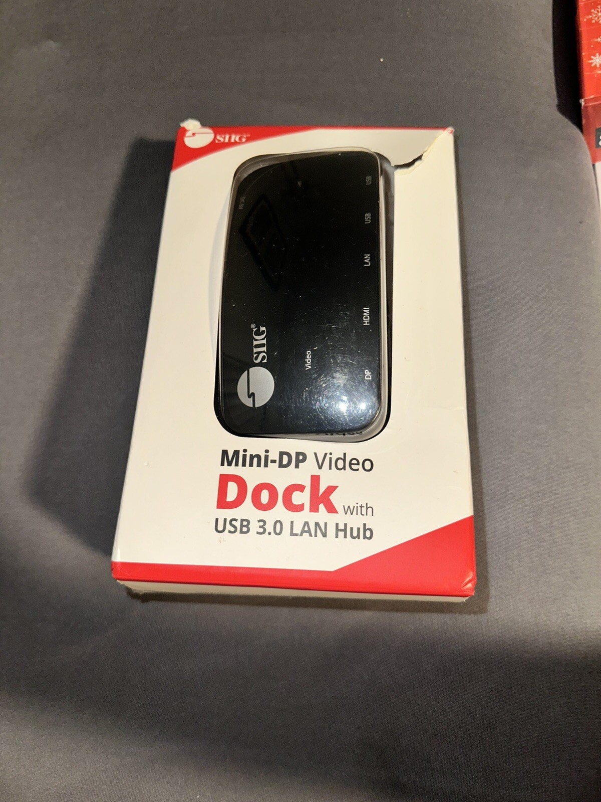 ⚡️SIIG Mini-DP Video Dock with USB 3.0 LAN Hub - Black🆕 Open Box🆕