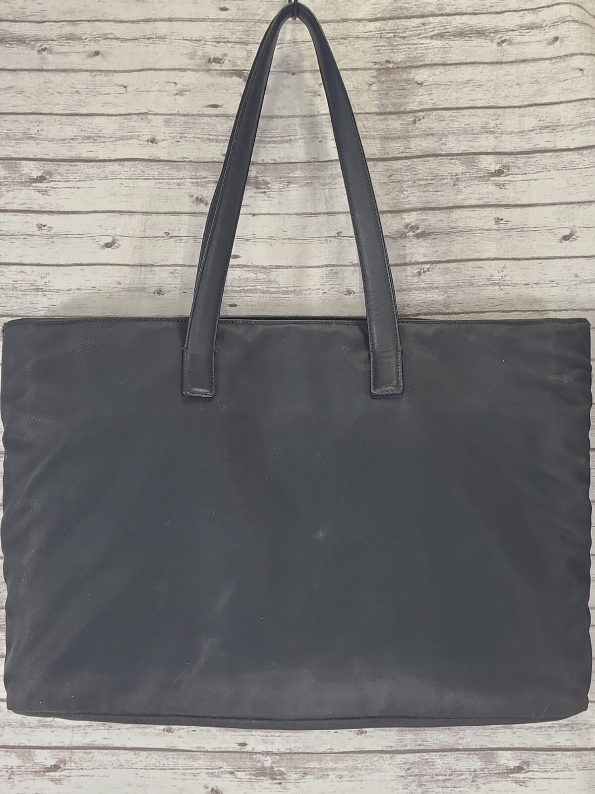 Coach New York Mercer 5117 Black Twill & Leather Trim Padded Laptop Bag Tote