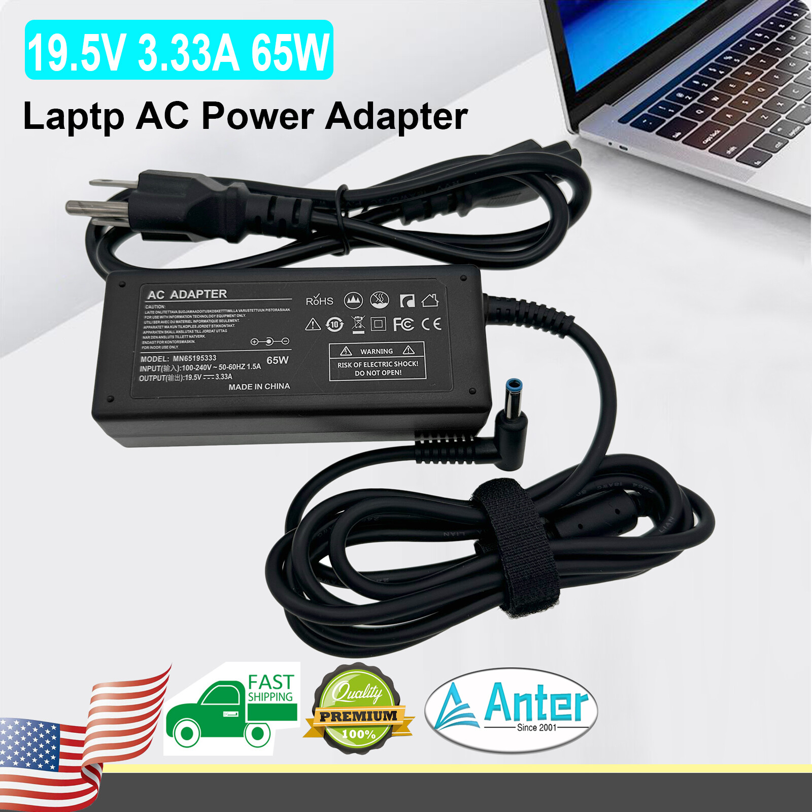 AC Adapter Power Charger For HP 14-df0016ds 14-df0018wm 14-df0020nr 14-df0023cl