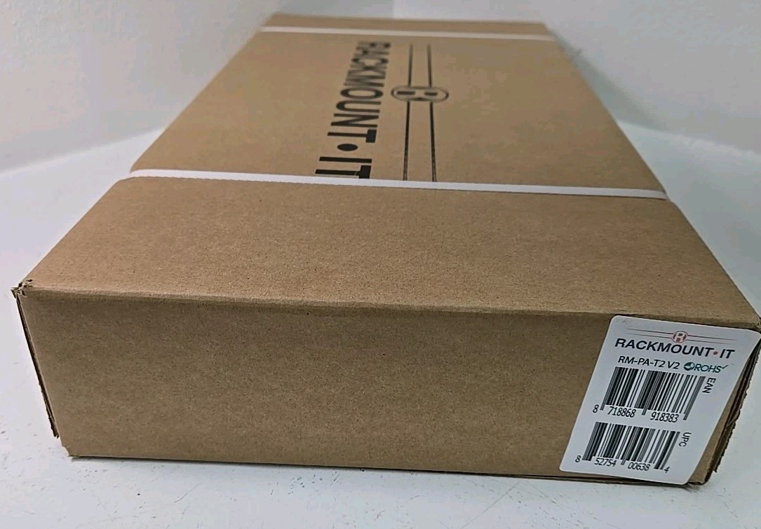 RackMount IT Palo Alto RM-PA-T2 V2 Single Rack Kit 1U Rack Mount - NEW