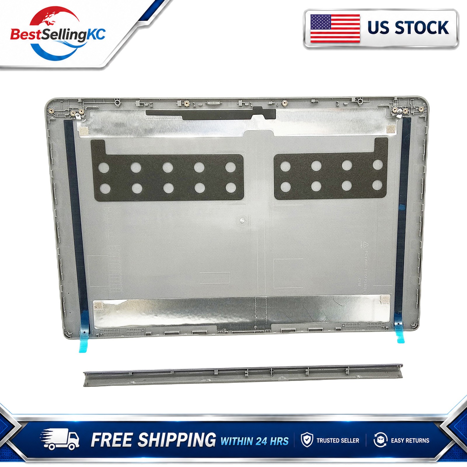 New LCD Back Cover A Shell Hinge Cover Set for Lenovo IdeaPad 1 15ADA7 15AMN7 US