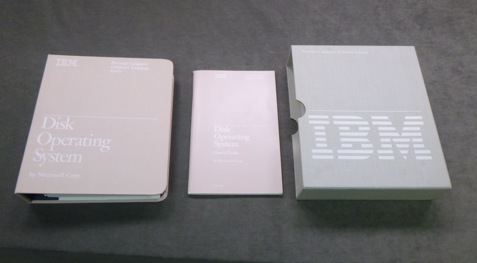 IBM DOS 2.1 books and disks