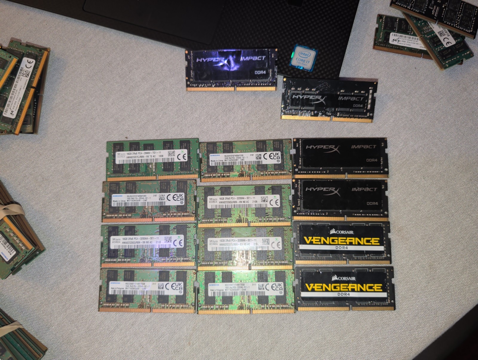 16GB PC4 (2133-3200MHZ) SODIMM DDR4 Memory RAM