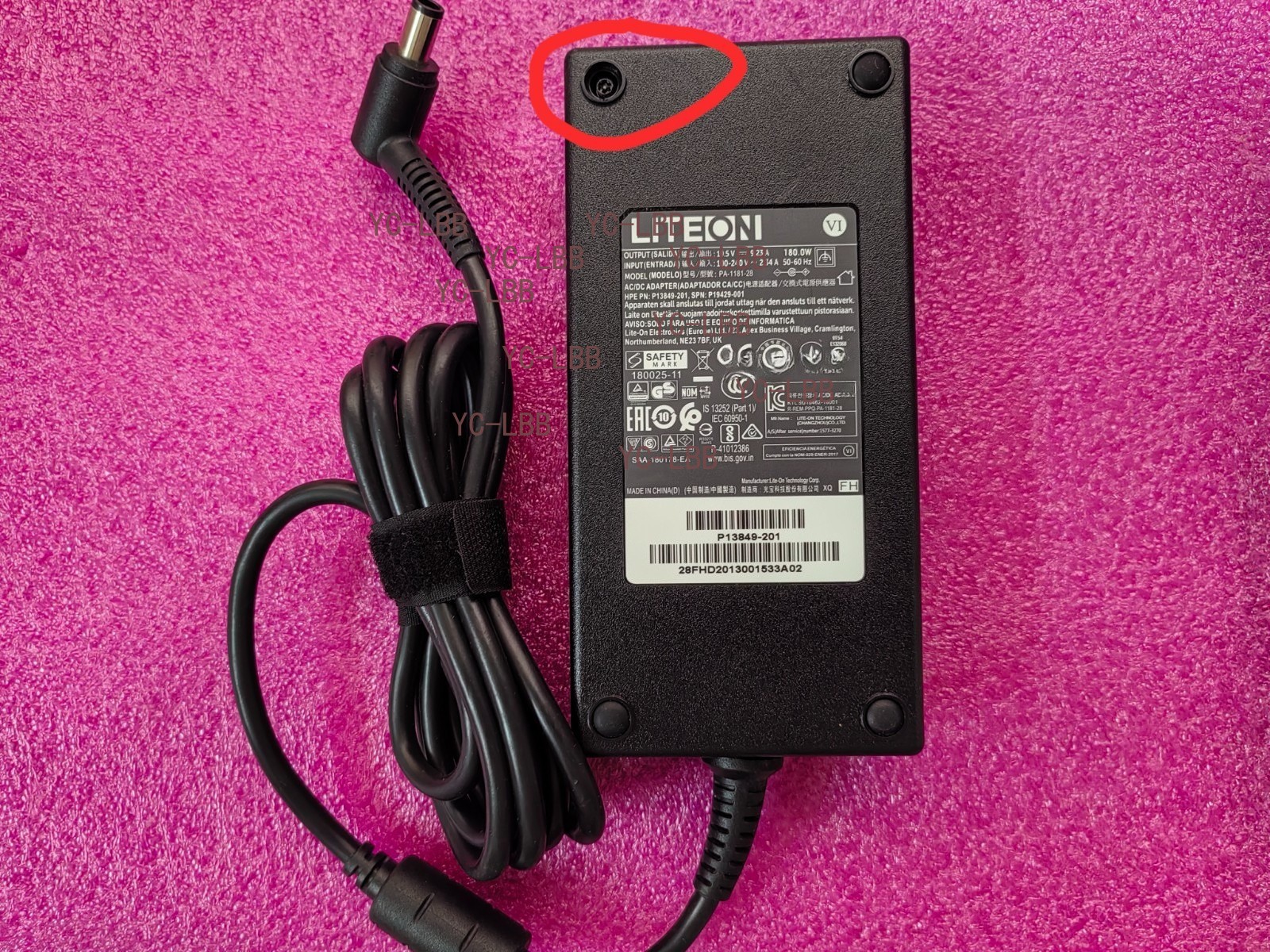 For HPE ProLiant MicroServer Gen11 180W LITEON 19.5V9.23A P13849-201 Adapter OEM