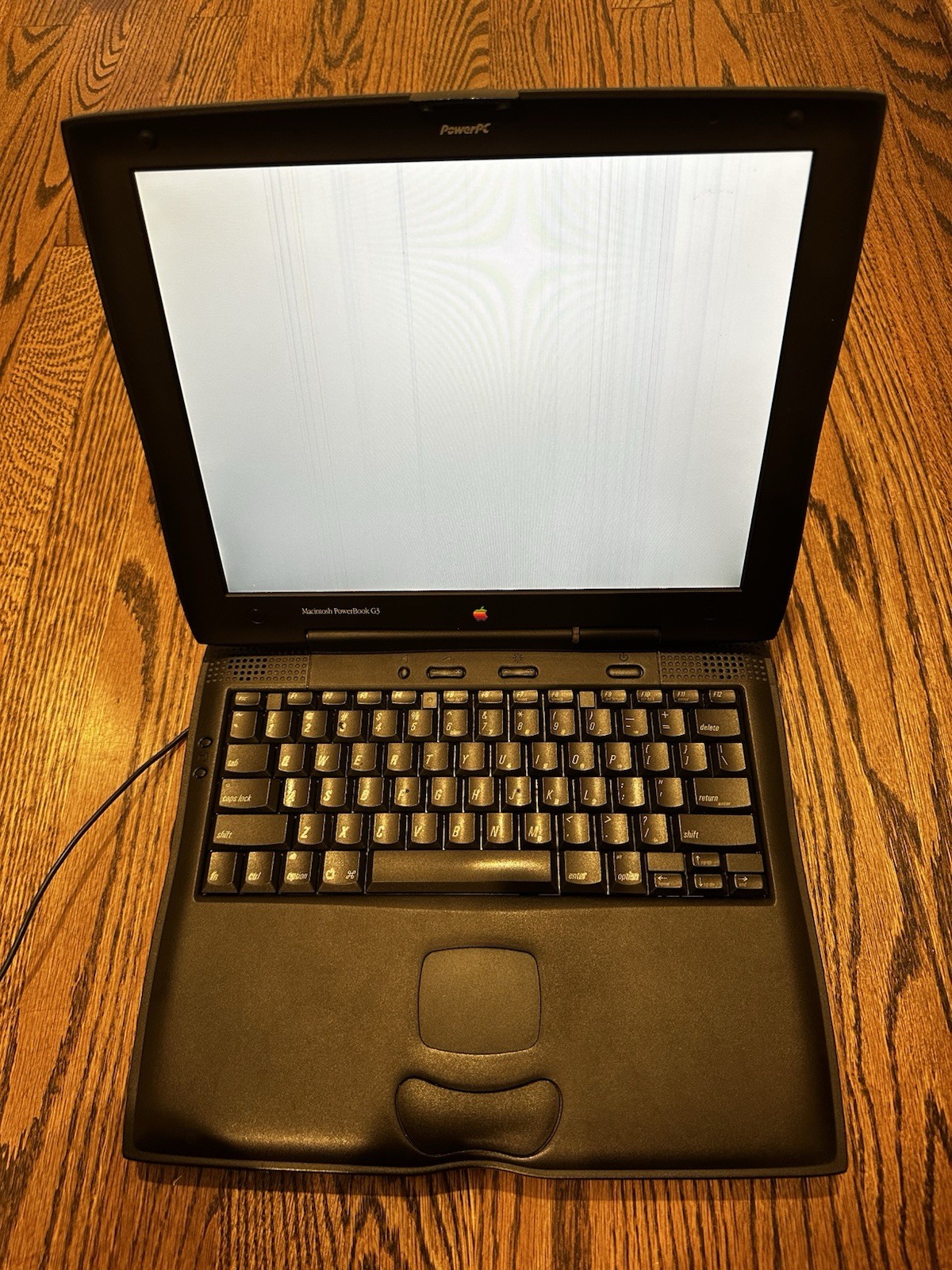 Apple Macintosh PowerBook G3 Series Vintage Laptop w/ Adapter, Manuals & Modules