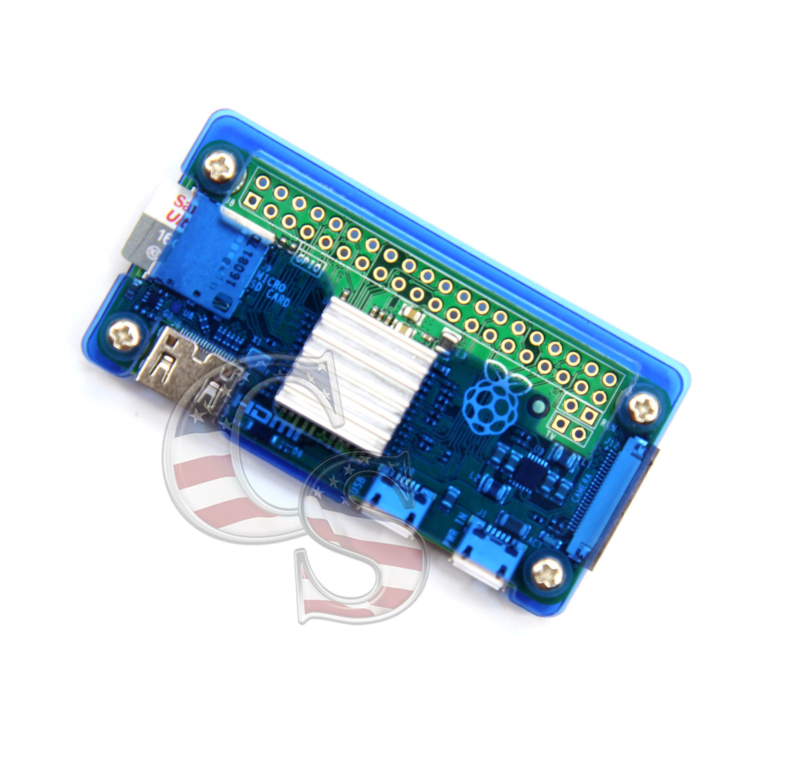 Many Color Acrylic Case With HeatSink for Raspberry PI Zero & w Wifi