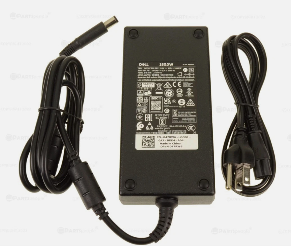 Genuine 180W Charger For Dell Precision M4300 M2800 M4600 LA180PM180 7.4*5.0mm