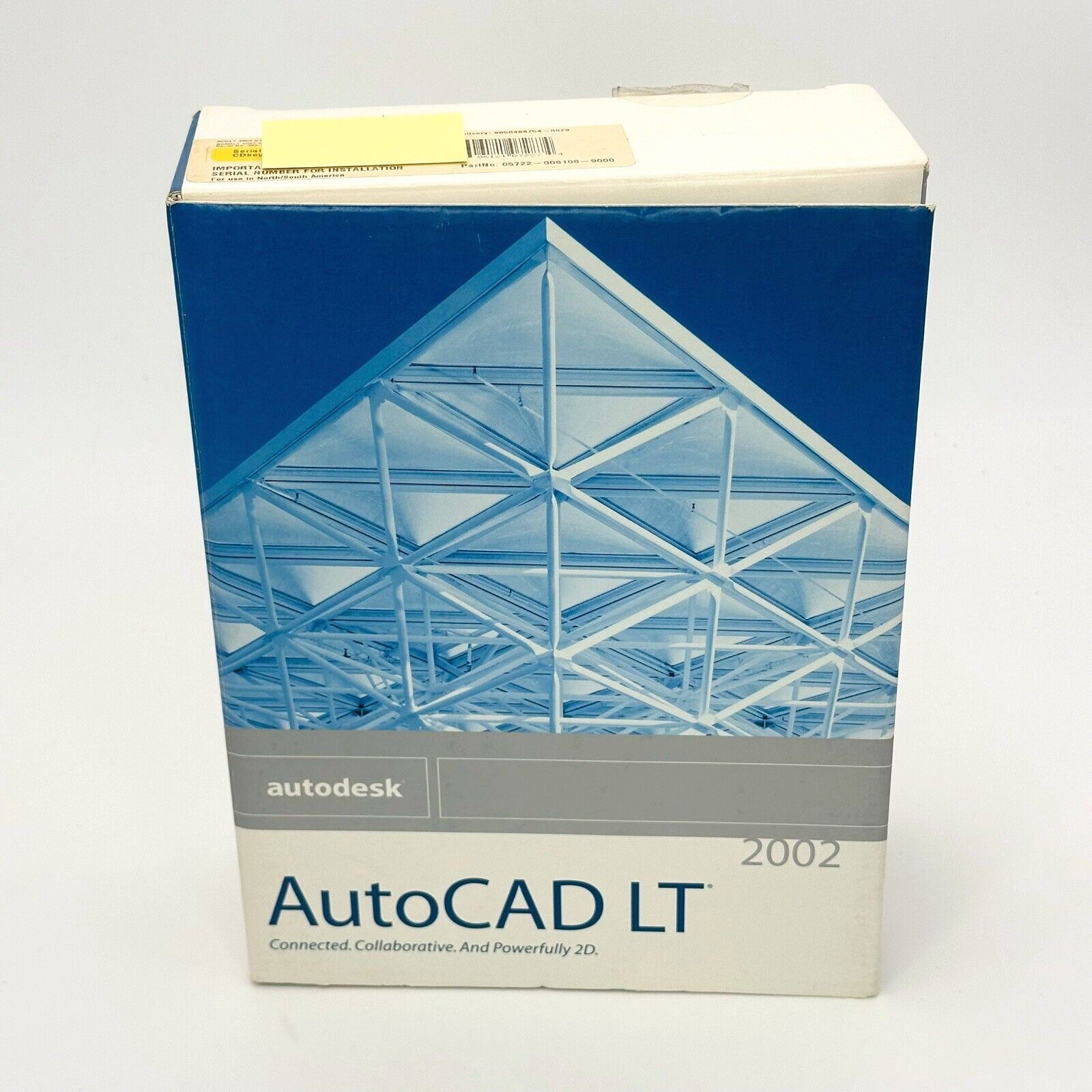 Autodesk AutoCAD LT 2002 CDs with Manual & Untested Key + Bonus LandCadd CD
