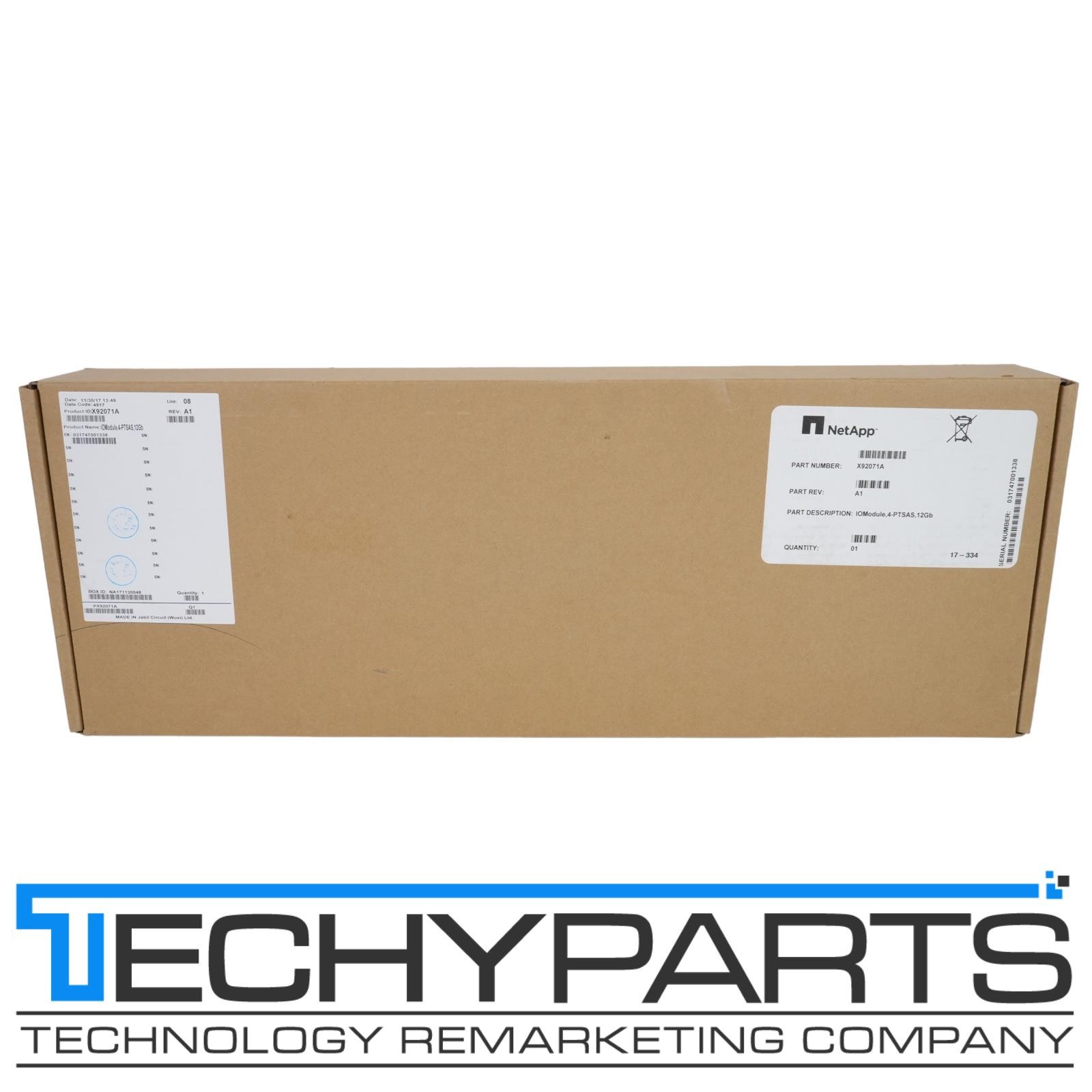 NetApp X92071A IO Module 4-Port SAS 12GB Storage Controller 111-02396+A3 FAS9000