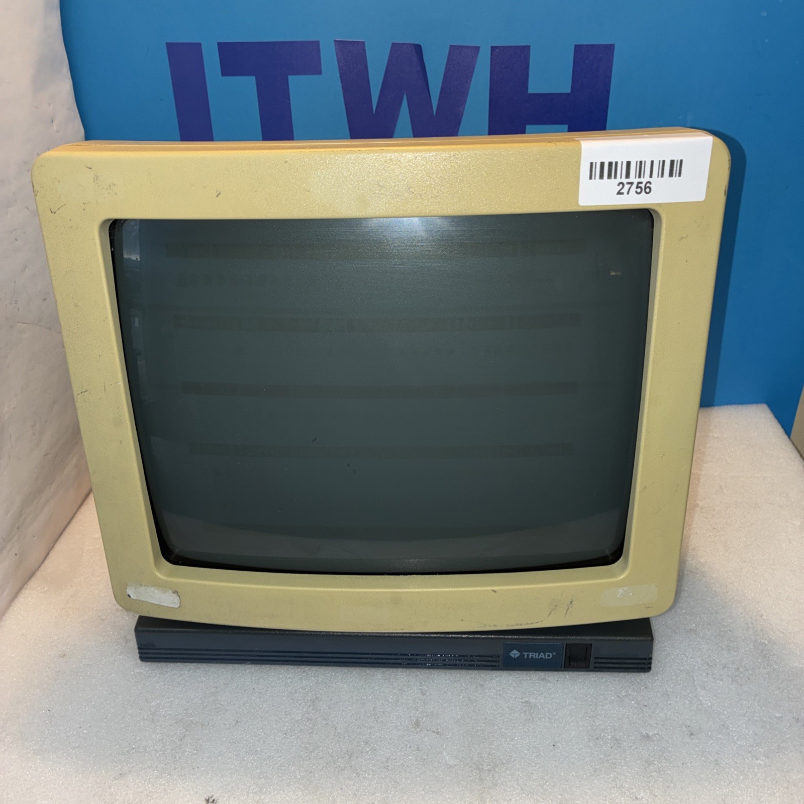 🔥 Vintage TRIAD Model 210 CRT Serial Terminal RS232 Screen Computer #2756