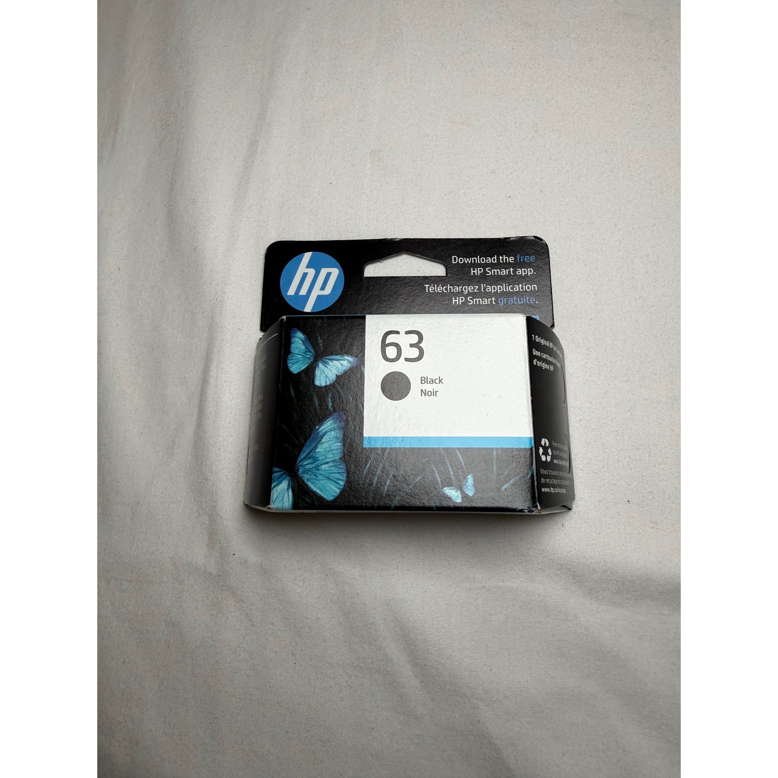 HP 63 Black Original Ink Cartridge F6U62AN Exp June 2027 NEW Factory Sealed