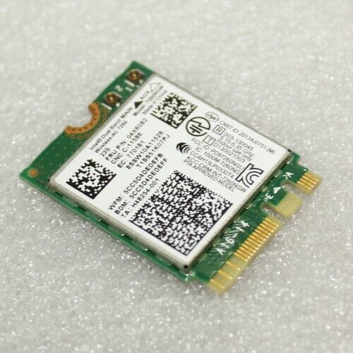 Intel 7260NGW 802.11AC NGFF/M.2 Wireless Wifi + Bluetooth BT 4.0 Mini WLAN Card