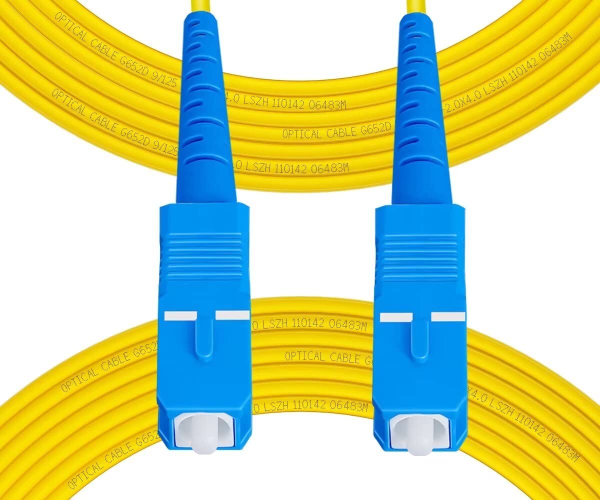 -10m(33ft) OS2 SC/UPC to SC/UPC Fiber Patch Cable Single Mode Fiber, Simplex,...