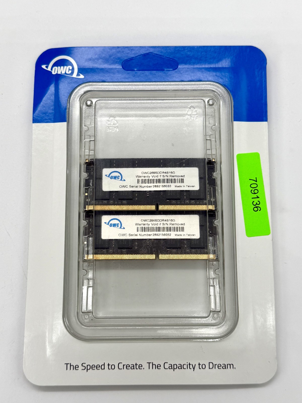 32GB KIT OWC OWC2666DDR4S16G PC4-2666V-CL16 1.2V SEALED NEW SODIMM LAPTOP MEMORY