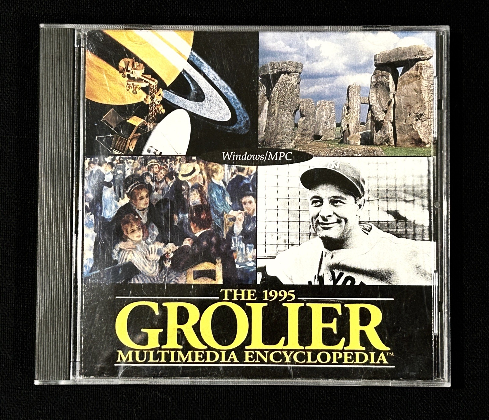 The 1995 Grolier Multimedia Encyclopedia Software PC CD/ROM