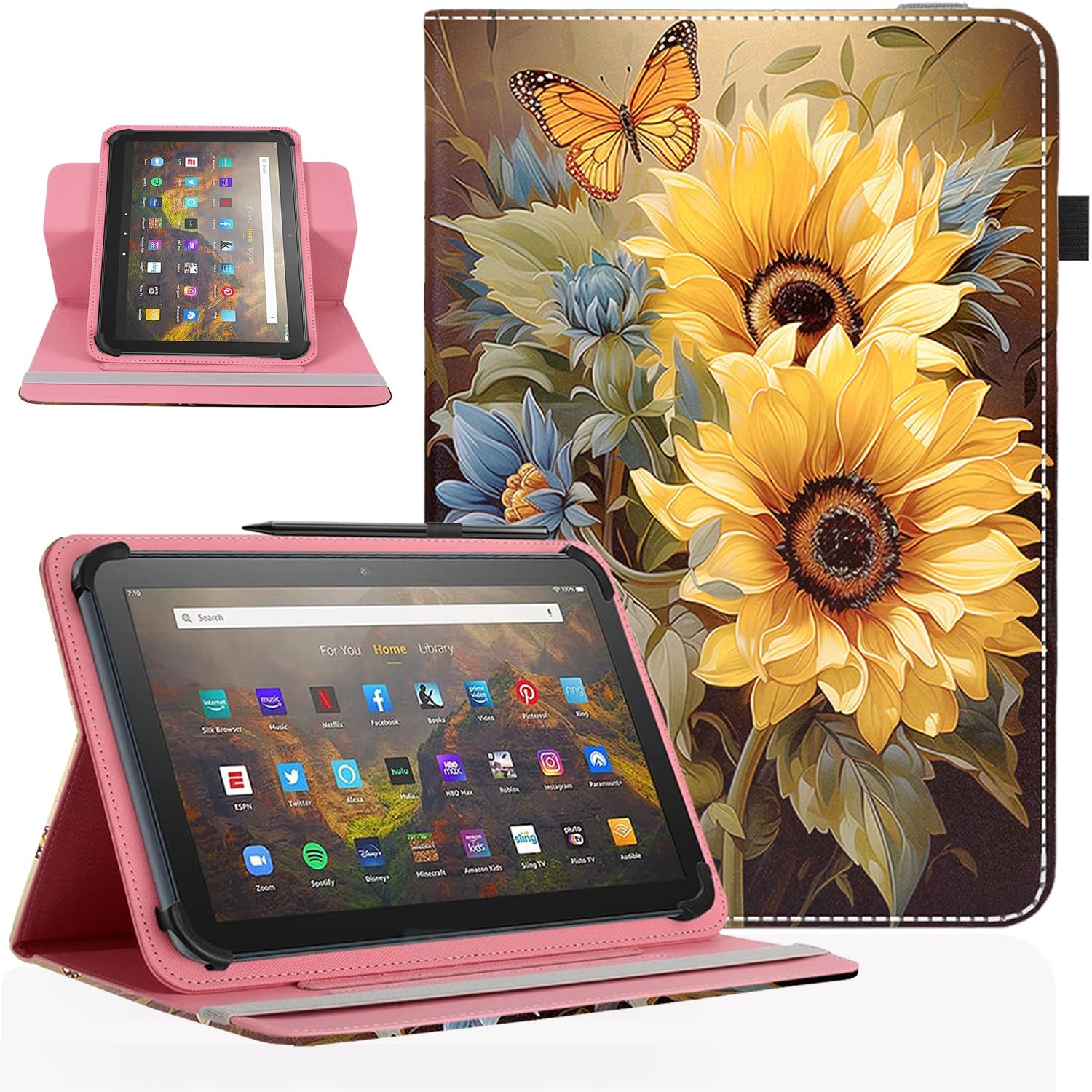 Universal 10 10.1 Inch Android Tablet Case,10 Inch Tablet Case
