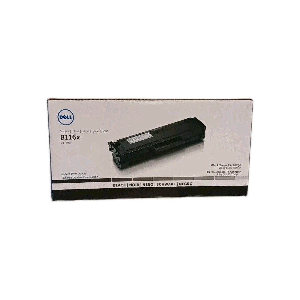 Dell YK1PM B116X Black Laser Toner Cartridge OEM NEW 
