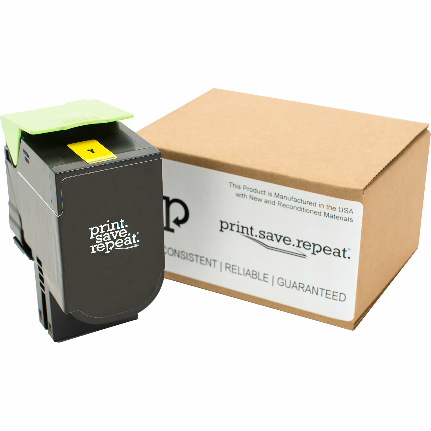 Print.Save.Repeat. Lexmark 801SY Yellow Toner Cartridge for CX310, CX410, CX510